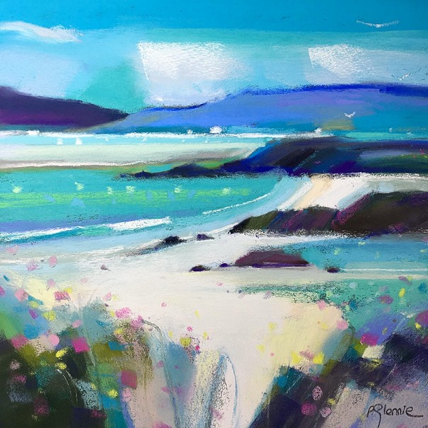 'Summer Sands, Seilebost, Isle of Harris' by artist Pam Glennie